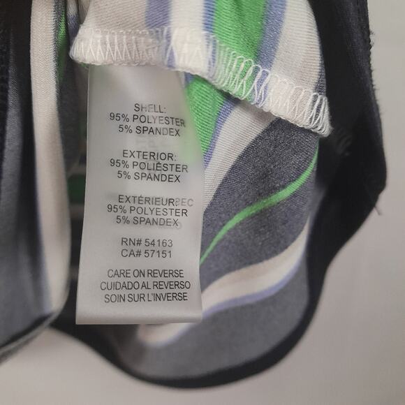 Tommy Hilfiger Striped Polo Style Tank Top Women L Normcore Preppy Classic - Picture 5 of 9